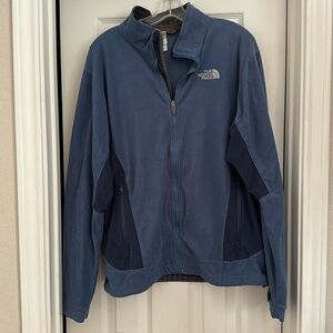 THE NORTH FACE men’s full-zip front fleece jacket, Large